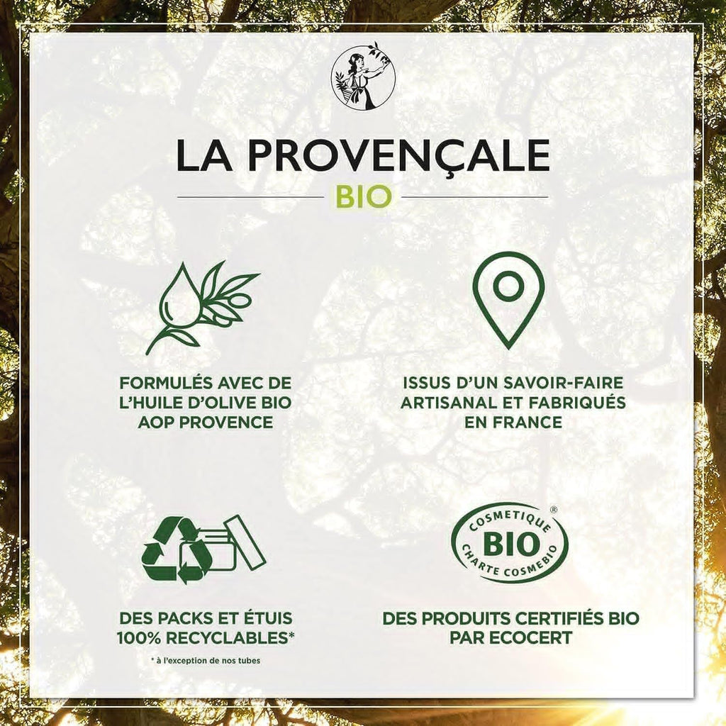La Provençale Bio Micellaire Anti-Age Visage/Yeux Certifié Bio Huile D'Olive Bio AOC Provence Fabriqué En France Pour Tous Types De Peaux 400 Ml