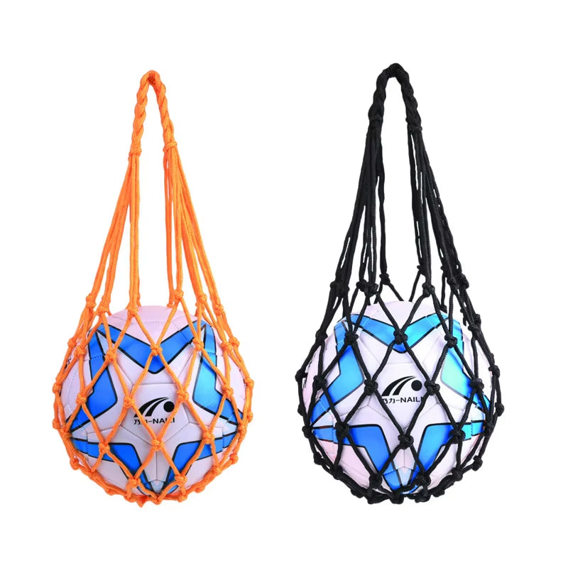 Durable Nylon Net Basketball Carry Bag Portable Mesh Reticule Storage Bag for Volleyball Basketball Football Soccer High Quality