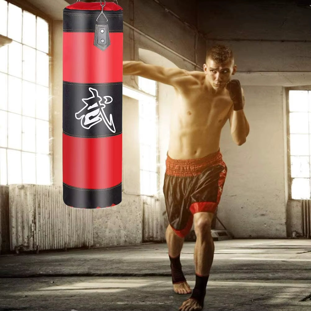 Professional Boxing Punching Bag Sandbag Sand Thicken Training Thai Sand Fight Karate Fitness Gym Empty-Heavy Kick Boxing Bag