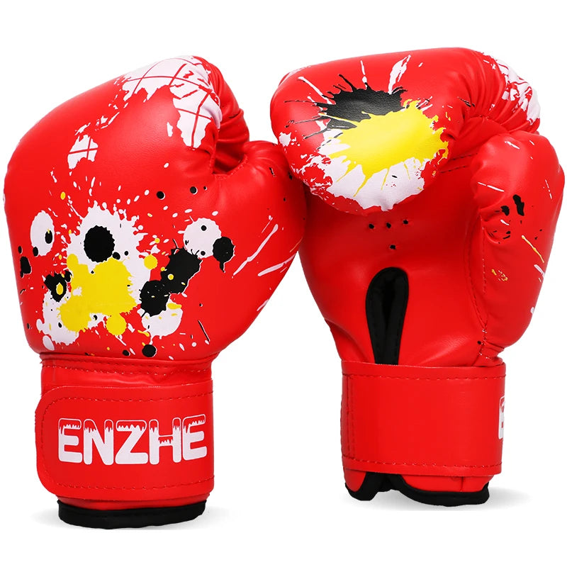 Boxing Gloves for Men Women Kid,Leather 6/8/10/12Oz