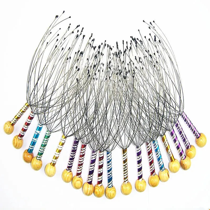 Head Massager Head Scratching Octopus Scalp Non Soul Extractor Divine Tool for Extracting Healthy and Healthy Hair