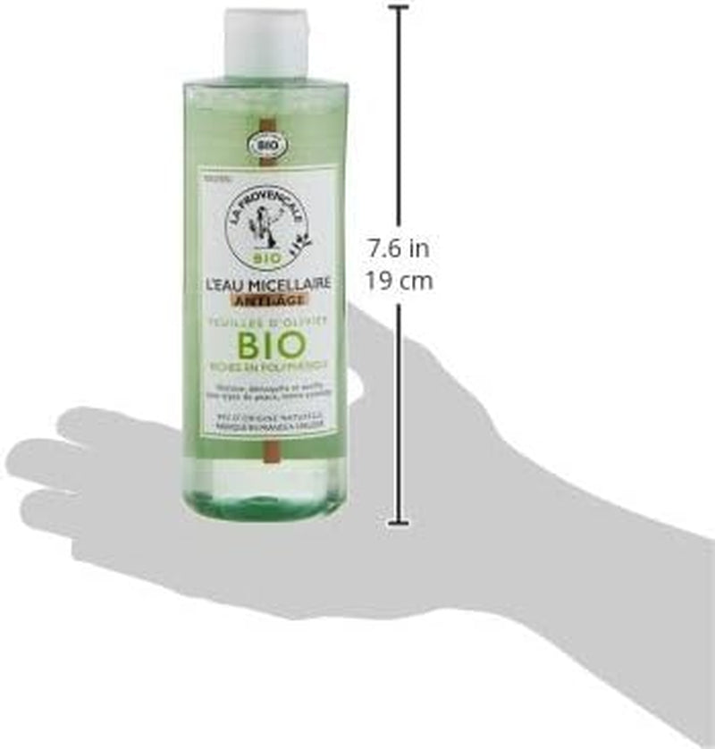 La Provençale Bio Micellaire Anti-Age Visage/Yeux Certifié Bio Huile D'Olive Bio AOC Provence Fabriqué En France Pour Tous Types De Peaux 400 Ml