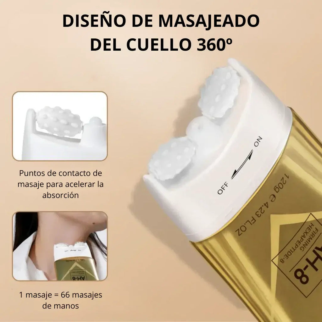 MASAJEADOR/Antiarrugas Rodillo 3D Integrado - Específico para cuello y rostro - Tratamiento Antiarrugas \ Jaysuing