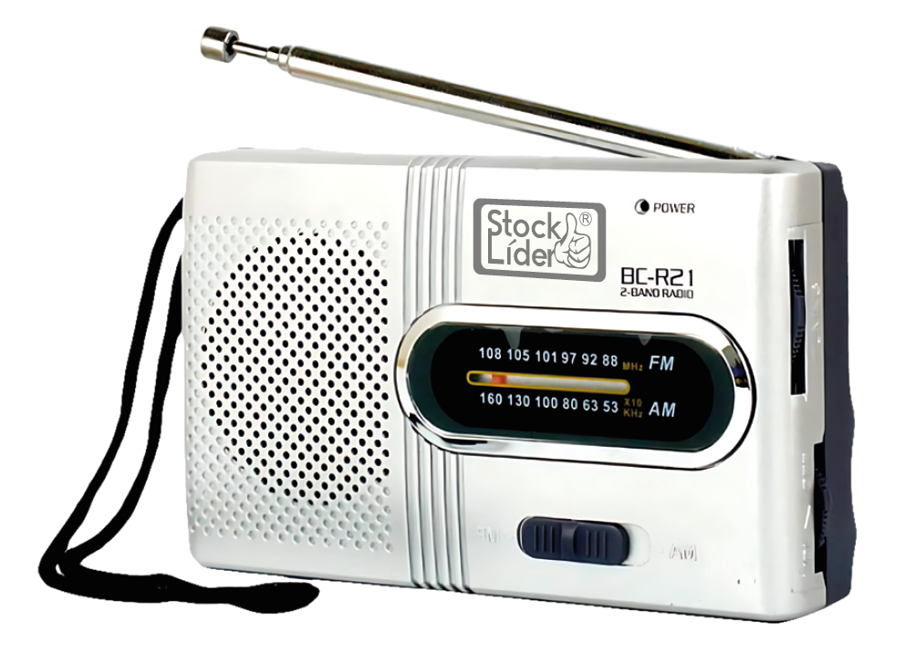 Radio AM-FM portátil- Ideal para cuando se va la Luz