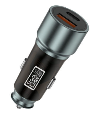 Cargador de coche USB + Tipo C